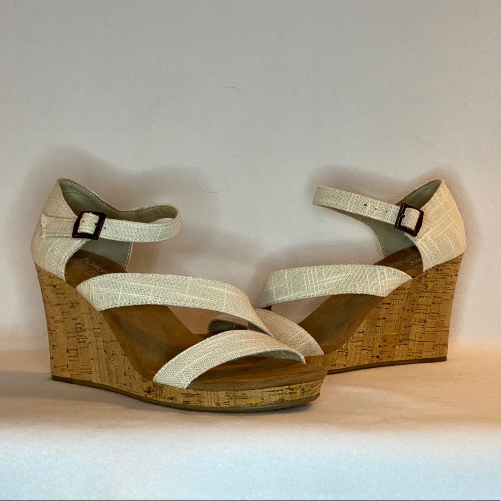 TOMS ‘Clarissa’ Wedge Heeled Sandal